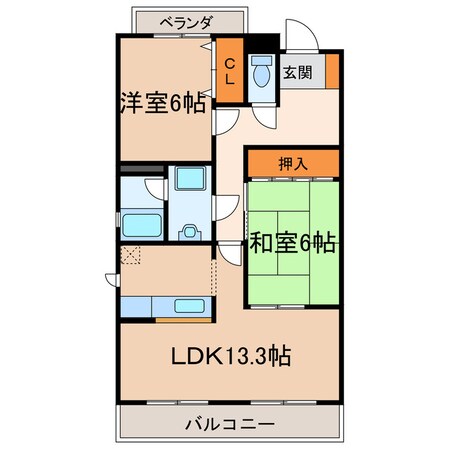 ブラウニーの物件間取画像